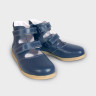 Туфли подростковые закрытые темно-синие / 117П